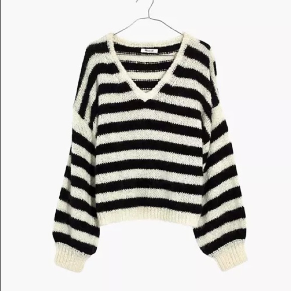 Madewell Balloon-Sleeve Pullover Sweater